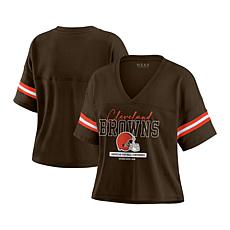 Officially Licensed NFL WEAR by Erin Andrews Color Block Boxy T-Shirt