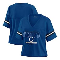Officially Licensed NFL WEAR by Erin Andrews Color Block Boxy T-Shirt