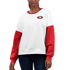 San Francisco 49ers - Ball Carrier Full-Zip Red NFL Sweatshirt :: FansMania