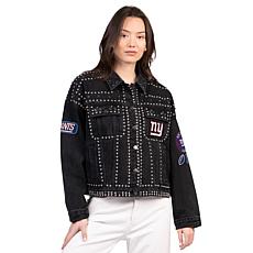 Officially Licensed NFL Women's Denim Studded Jacket by Glll
