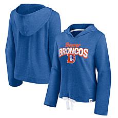 Denver Broncos Jacket Womens Size 1X Team Apparel Full Zip NFL Football Blue