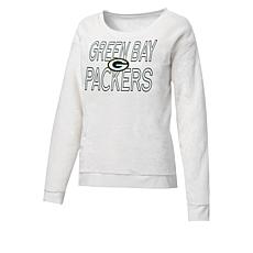 Officially Licensed NFL Women's Haze Fleece Knit Top by Concepts Sport