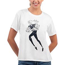 Officially Licensed NFL Women's Play the Ball Tee by GIII 4 Her
