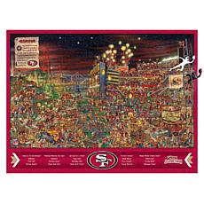 Officially Licensed NFL  Wooden Joe Journeyman Puzzle - San Francisco