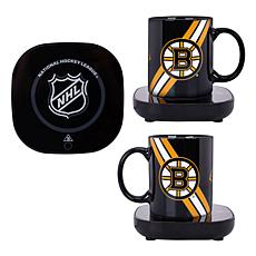 Officially Licensed NHL Boston Bruins Logo Mug Warmer with Mug 