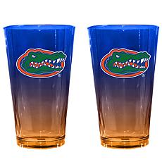 Officially Licensed Ombre Team Pint Glasses - 2-pack