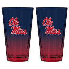 Officially Licensed Team Ombre Pint Glasses - 2-pack, 16oz