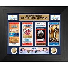 Oklahoma City Thunder 2025 Deluxe NBA Championship Ticket Photo Mint