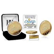 Oklahoma City Thunder 2025 NBA Champions Gold-Plated Coin