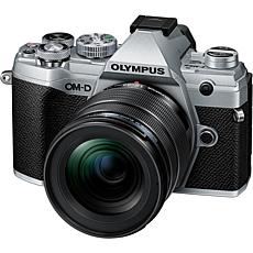 Olympus OM-D E-M5 Mark III Digital Camera with 12-45mm Lens - Silver