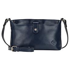 Patricia Nash Aimee Vintage Distressed Leather or Canvas Crossbody Bag