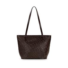 Patricia Nash Emmie Leather Satchel Top Zip Tote Bag