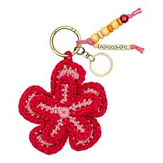 Patricia Nash Hydrangea Leather Hang Off Bag Charm