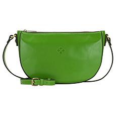 Patricia Nash Melanie Leather Crescent Hobo Crossbody Bag