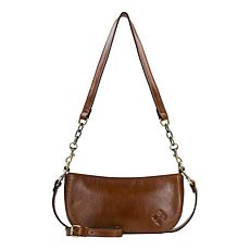 Patricia Nash Sassi Leather Crossbody Baguette