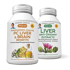 PC Liver & Brain Benefits and Liver Anti-Oxidant Extracts - 180 + 90