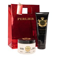 Perlier Body Cream and Shower Cream with Gift Bag - Imperial Honey