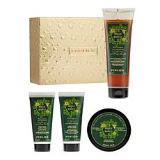 Perlier Honeydew Honey 4-piece Holiday Bath & Body Kit w/ Box