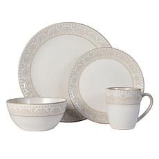 Pfaltzgraff Amelia Cream 16-Piece Dinnerware Set 