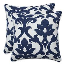 Pillow Perfect Set of 2 Outdoor 18.5" Throw Pillows