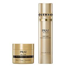 PRAI Beauty 24K Gold Concentrate Retinol & 24K Gold Wrinkle Creme