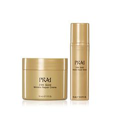 PRAI Beauty 24K Gold Wrinkle Repair Creme and Serum