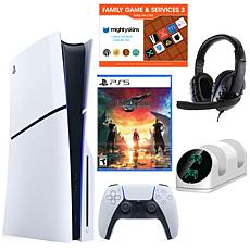 PS5 Slim Core Console with Final Fantasy Rebirth VII Bundle