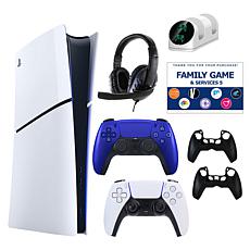 PS5 Slim Digital Console with Extra DualSense, Accessories & Voucher