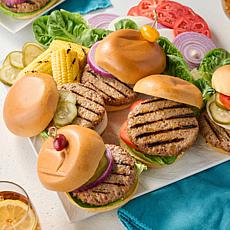 Pureland 12-count 5.33 oz. Black Angus Bacon & Cheddar Burgers