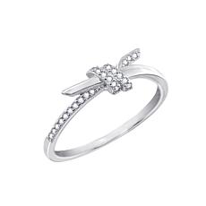 Radiance by Absolute 0.23ctw Sterling Silver Love Knot Ring