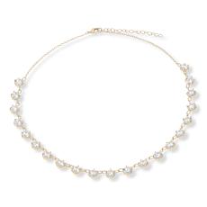 Radiance by Absolute™ 16" Dangle Stone Tennis Necklace