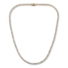 Radiance by Absolute™ 17" 26.25ctw Round stone Tennis Necklace