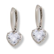 Radiance by Absolute™ 6.75ctw Heart Cut Drop Earrings