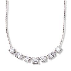 Radiance by Absolute™ 7ctw Fluid Smile Mixed Cut Necklace