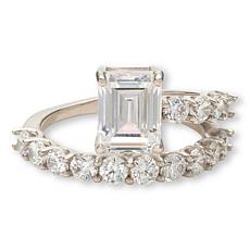 Radiance by Absolute™ Emerald Cut Bypass Ring