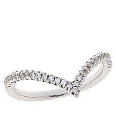Radiance by Absolute™ Pavé Chevron Band Ring 