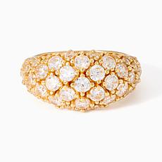 Radiance by Absolute Pave Dome Ring, Sterling Silver
