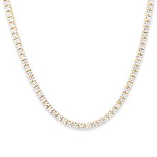 Radiance by Absolute™ Princess-Cut Tennis Necklace w/Magnetic Clasp