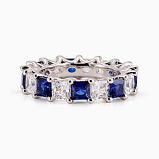 Radiance by Absolute™ Simulated Colored Gem and CZ Band Ring