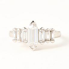 Radiance by Absolute™ Specialty-Cut 5-Stone Ring