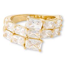 Radiance by Absolute™ Three-Row CZ Wrap Ring