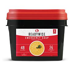 ReadyWise Emergency Soup Grab and Go Bucket - 48 Servings