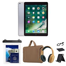 Refurbished 2018 Apple iPad 9.7" 128GB Wifi Bundle with Accessories