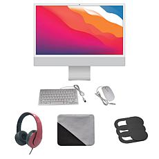 Refurbished Apple iMac 24" M1 256GB 8-Core CPU & 8-Core GPU Bundle