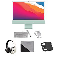 Refurbished Apple iMac 24" M1 256GB 8-Core CPU & 8-Core GPU Bundle