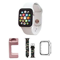 Refurbished Apple Watch Series 6 40mm GPS +  Cellular Stainless Bundle
