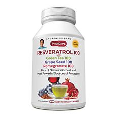 Resveratrol-Green Tea-Pomegranate - 360 Capsules