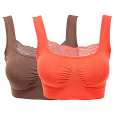 Rhonda Shear 2-pack Seamless Bra