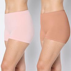 Rhonda Shear 2-pack Seamless Lightweight Boyshort