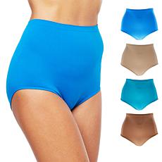 Rhonda Shear 4-pack High-Waist Seamless Ahh Brief